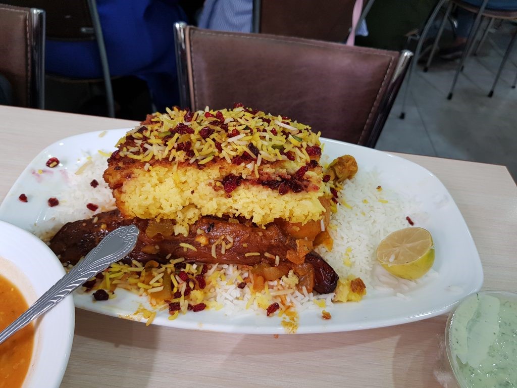 عکس از غذای رستوران مسلم